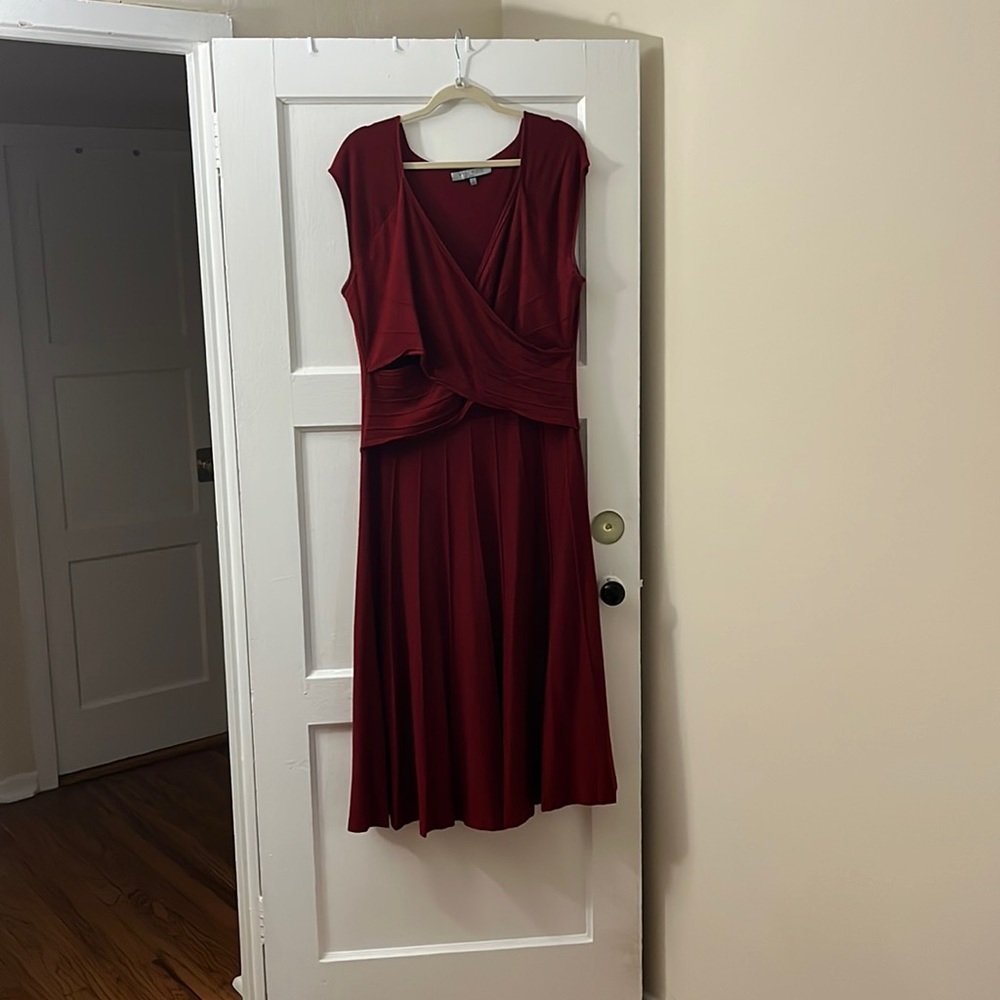 Anne Klein faux wrap dress